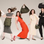 Coco Rocha models bags from her Baggallini collaboration.