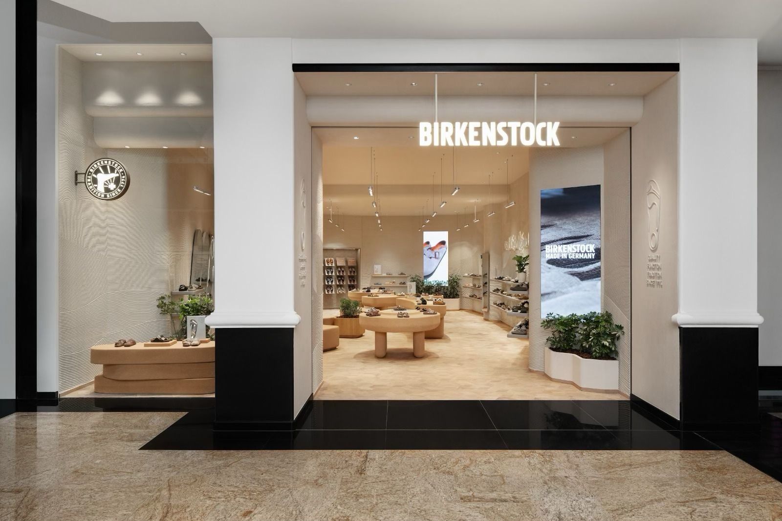Entrance to the Birkenstock store at Mall of the Emirates in Dubai