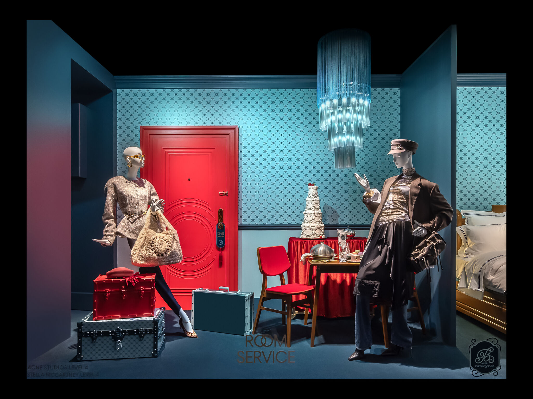 Hotel Bloomingdale’s window display, view 3