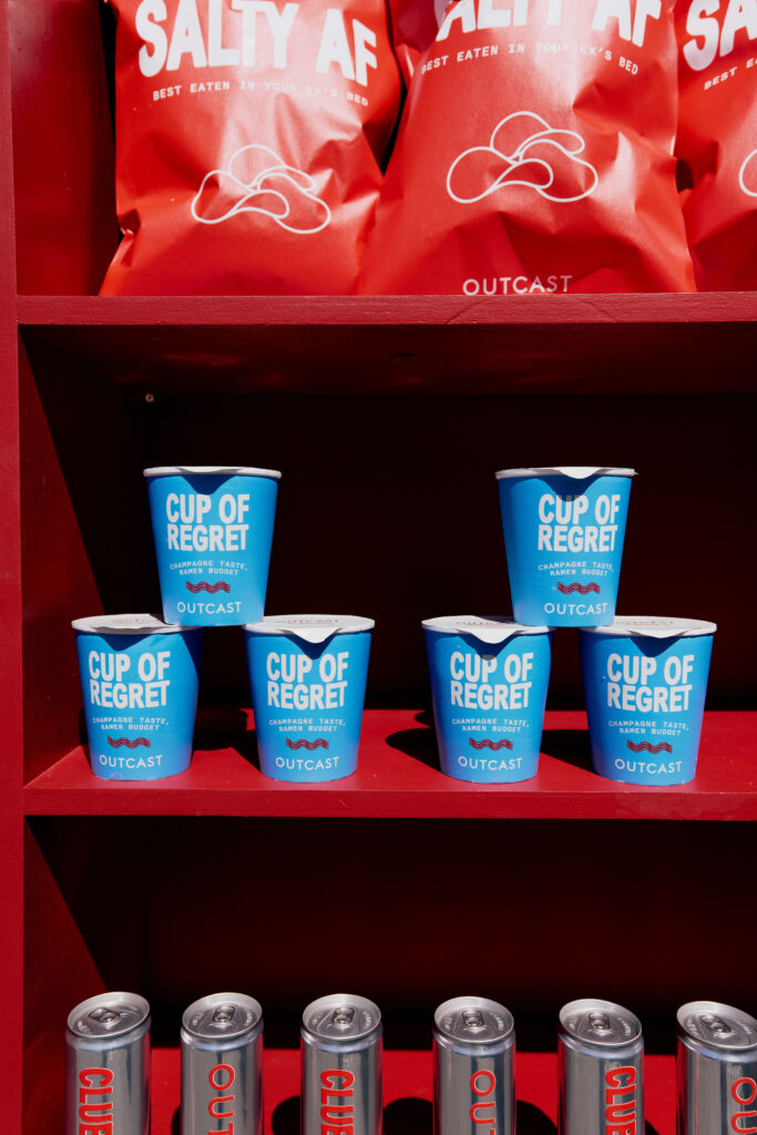 Bodega food detail straight on at Outcast Clothing’s Portola Festival pop-up