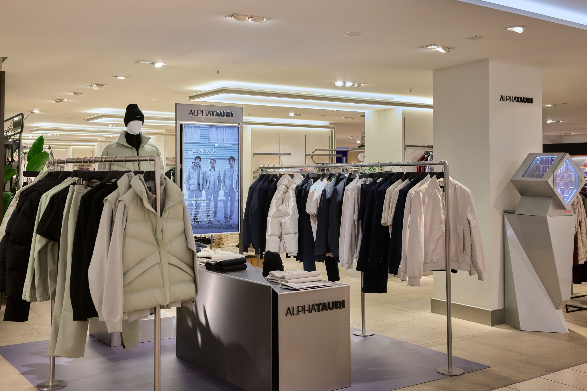 AlphaTauri menswear pop-up at Breuninger Stuttgart