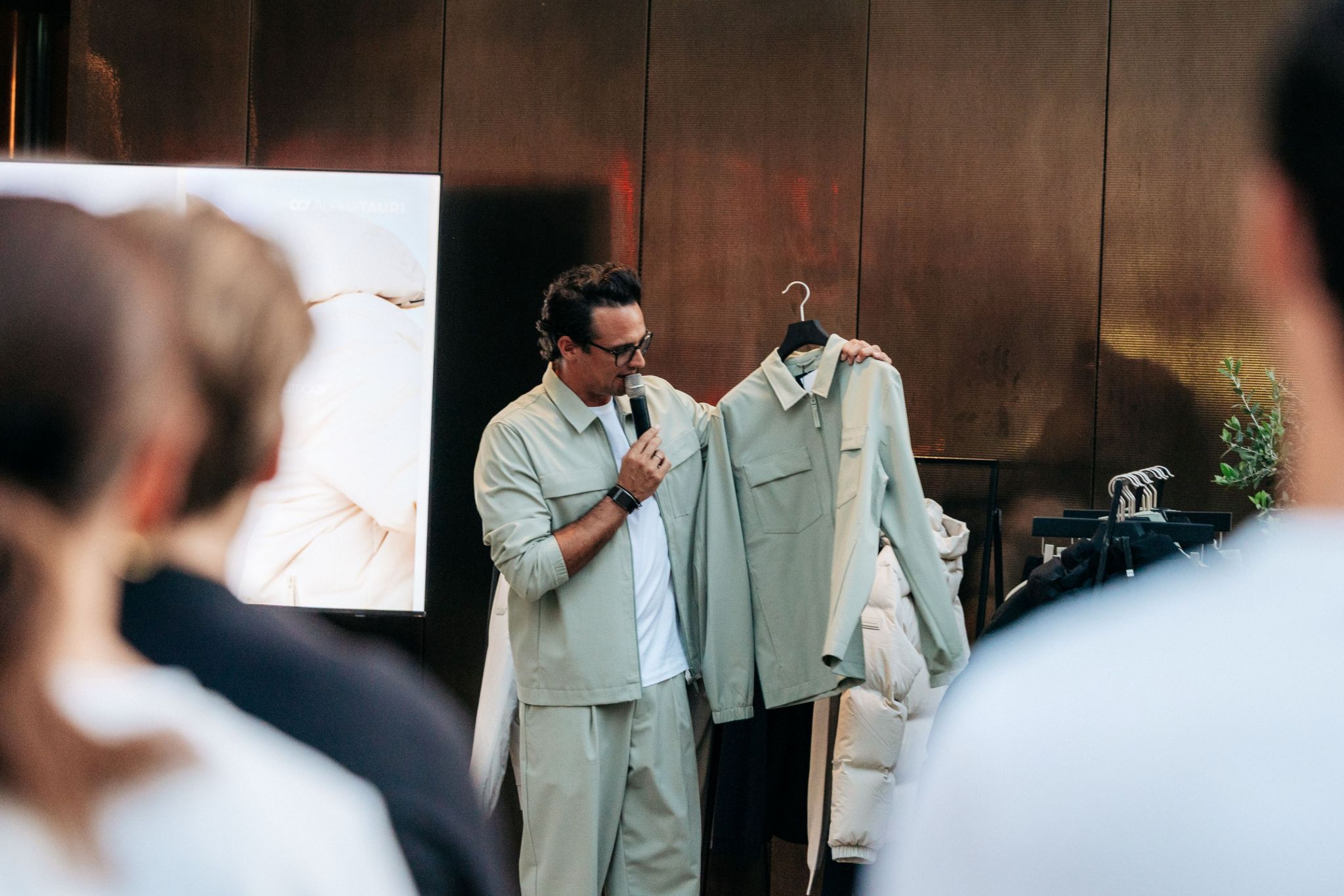 AlphaTauri clothing presentation at the members event