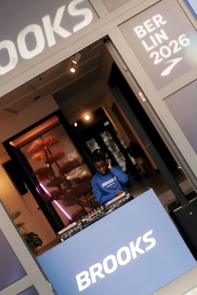 Brooks Running's Berlin 2026 event entrance