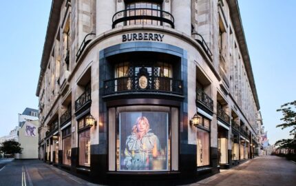 Burberry Winter 2026 window display in London image 1