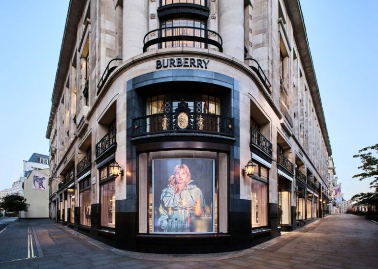 Burberry Winter 2026 window display in London image 1
