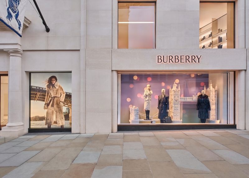 Burberry Winter 2026 window display in London image 2