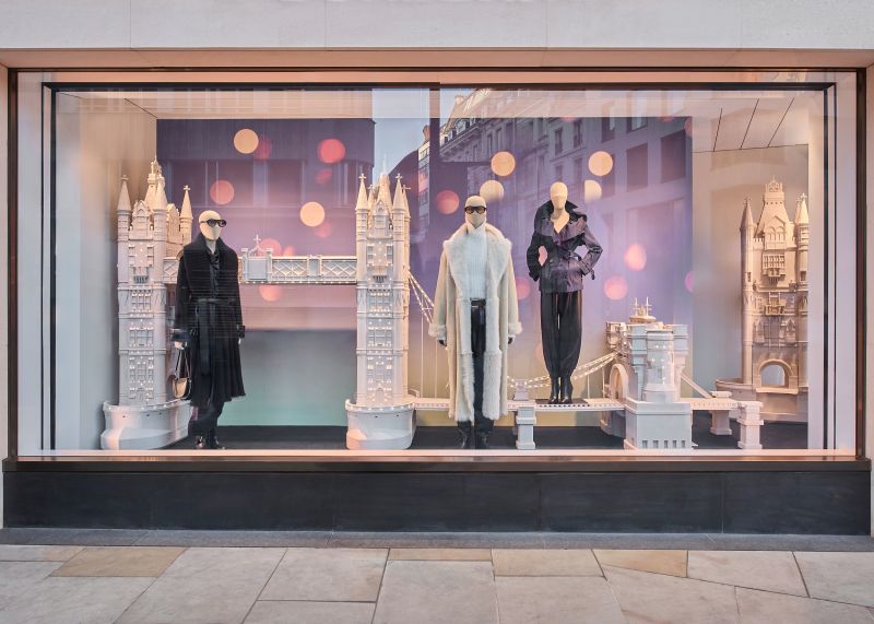 Burberry Winter 2026 window display in London image 3
