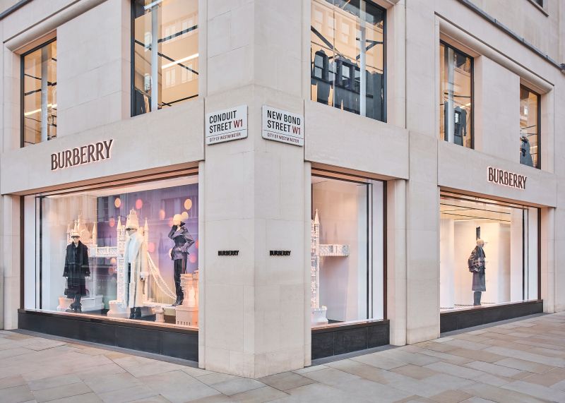 Burberry Winter 2026 window display in London image 4