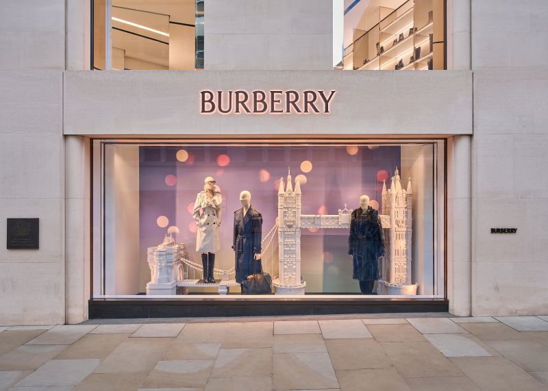 Burberry Winter 2026 window display in London image 5