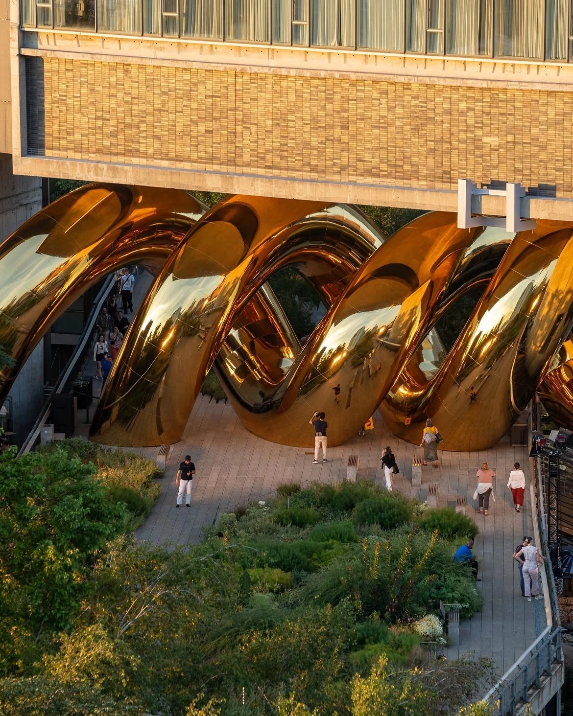 Bvlgari auruBOROS installation on New York's High Line, view 1