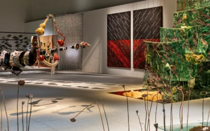 Installation inside la Galerie du 19M Shanghai at the Museum of Art Pudong