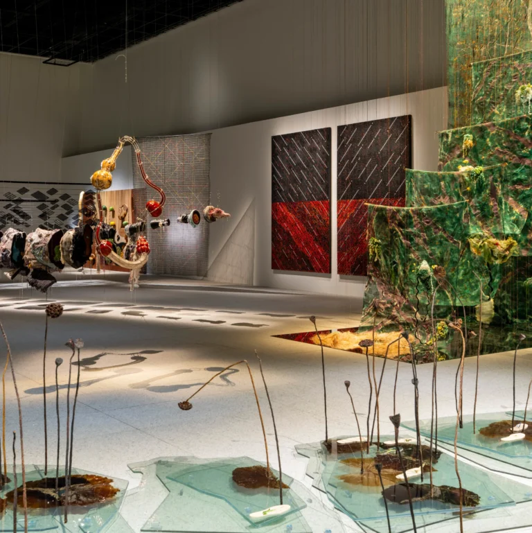 Installation inside la Galerie du 19M Shanghai at the Museum of Art Pudong