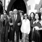 Marion Cotillard, Alberto Barbera and Biennale College Cinema filmmakers at the 83rd Venice International Film Festival