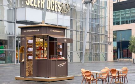 CHANEL COCO MADEMOISELLE CRUSH ABSOLU kiosk at Manchester Exchange Square