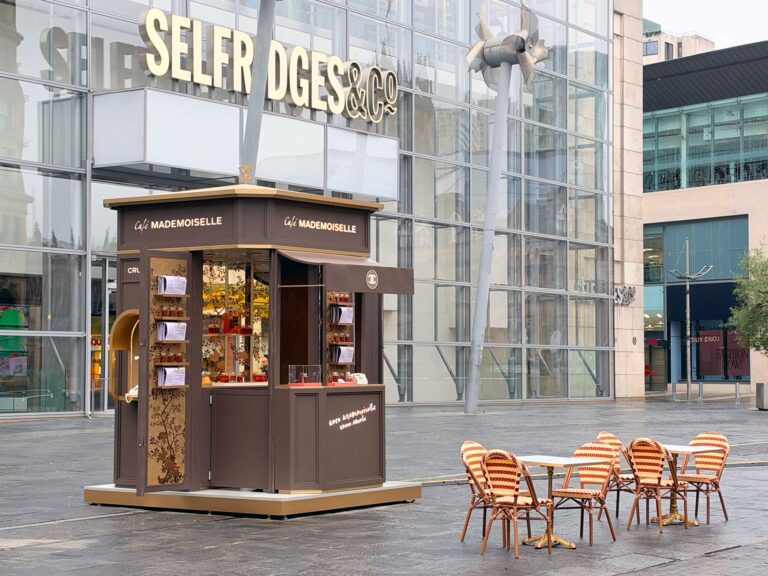 CHANEL COCO MADEMOISELLE CRUSH ABSOLU kiosk at Manchester Exchange Square