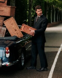 Church’s — Church’s Takes Theo James to Goodwood for Its Autumn Winter 2026 Campaign. Gallery image 2.