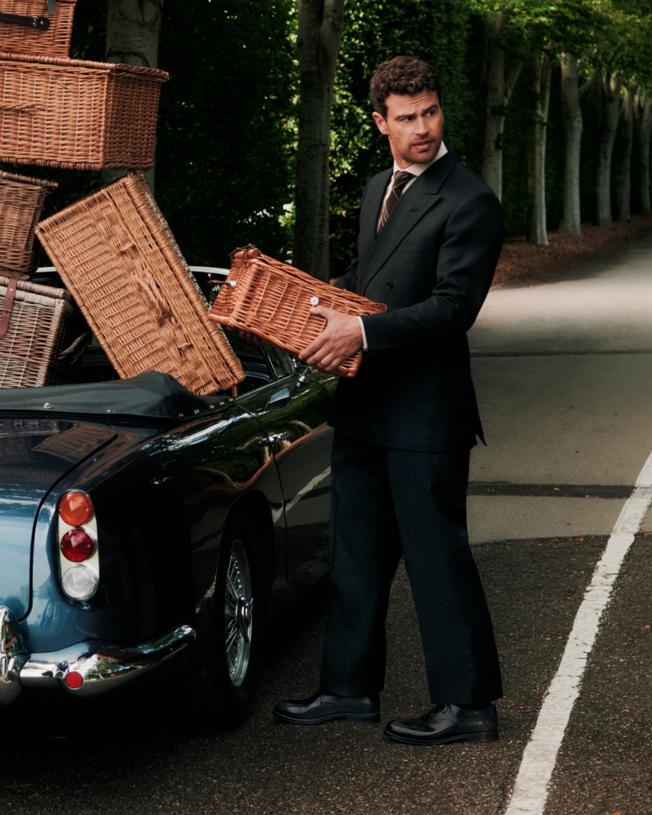 Church’s — Church’s Takes Theo James to Goodwood for Its Autumn Winter 2026 Campaign. Gallery image 2.