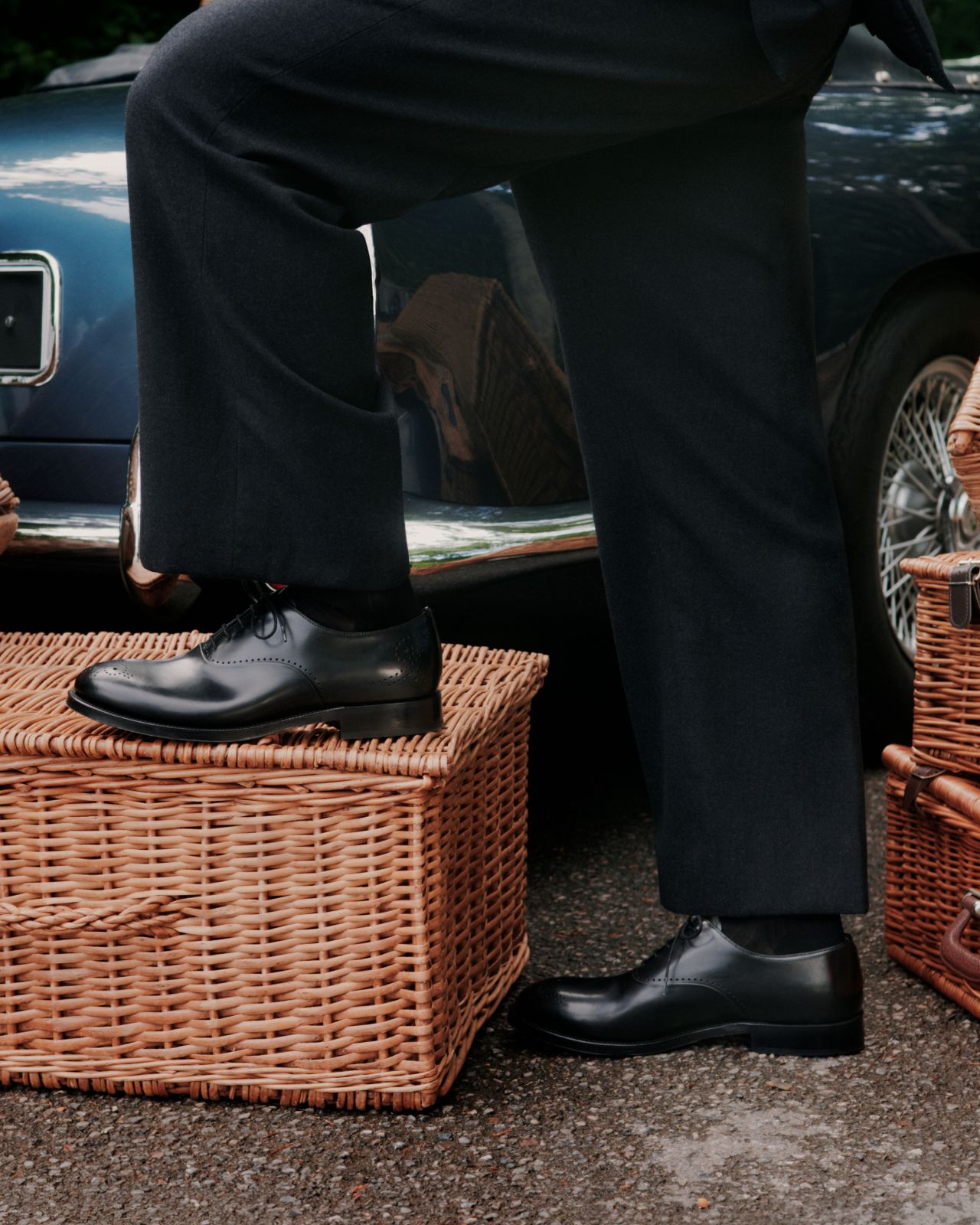 Church’s — Church’s Takes Theo James to Goodwood for Its Autumn Winter 2026 Campaign. Gallery image 3.