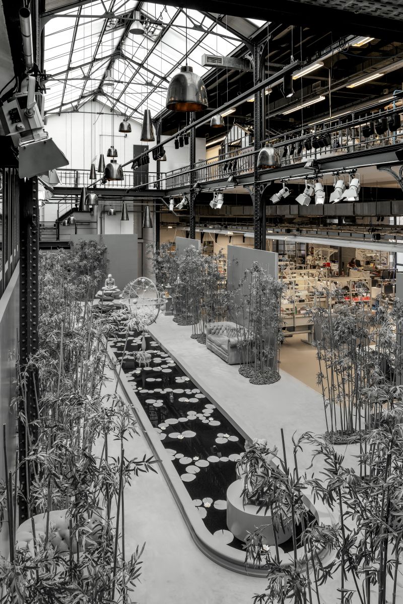 Hans Op de Beeck installation within Delvaux's Arsenal in Brussels
