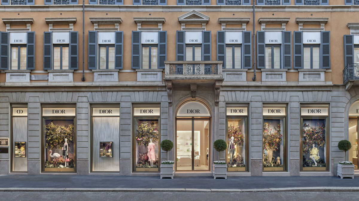 Dior — Dior Brings Retail, Gardens and Dining Together at Its Three-Floor Milan House. Featured image.