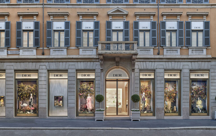 Dior — Dior Brings Retail, Gardens and Dining Together at Its Three-Floor Milan House. Featured image.