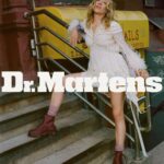 Dr. Martens With Bouncing Soles campaign portrait featuring burgundy boots