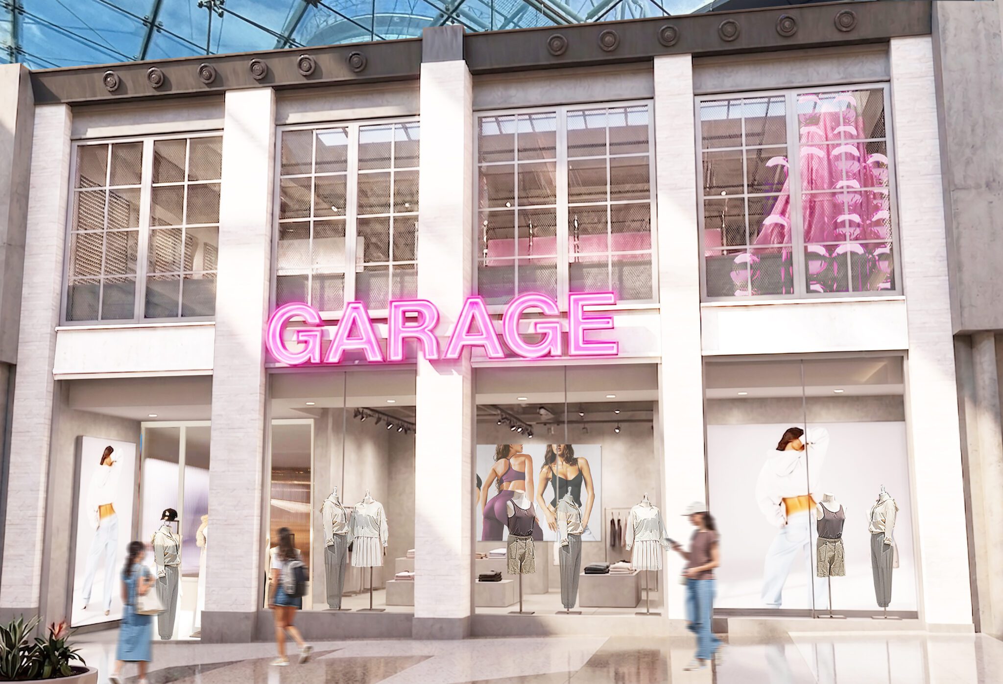 Official architectural rendering of the planned Garage Bullring storefront.