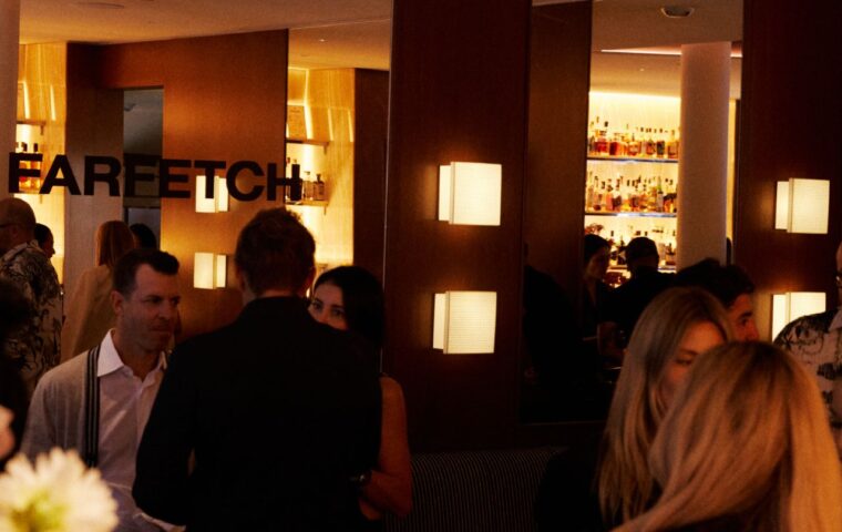 FARFETCH clients gather during New York Fashion Week