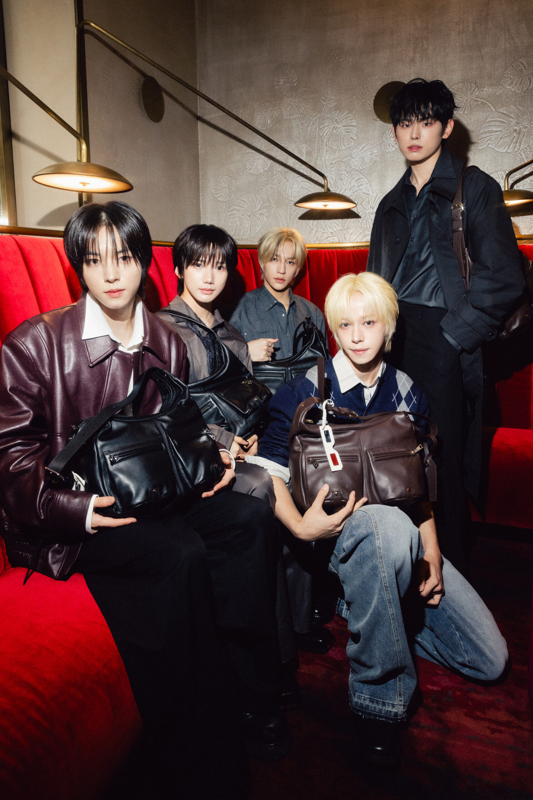KEYVITUP members holding Furla bags at Furla Cinemania