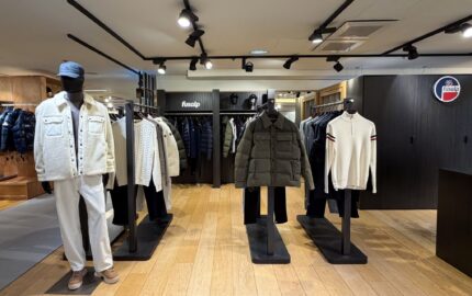 Fusalp’s relocated outerwear corner at Galeries Lafayette Paris Haussmann