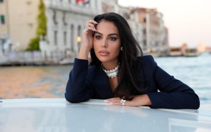 Georgina Rodriguez wearing Pasquale Bruni high jewelry in Venice