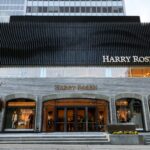 Exterior of Harry Rosen's new flagship at 153 Cumberland Street in Toronto's Yorkville