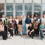 Students from Sciences Po’s Professional Certificate for Young Refugees with Hermès team members