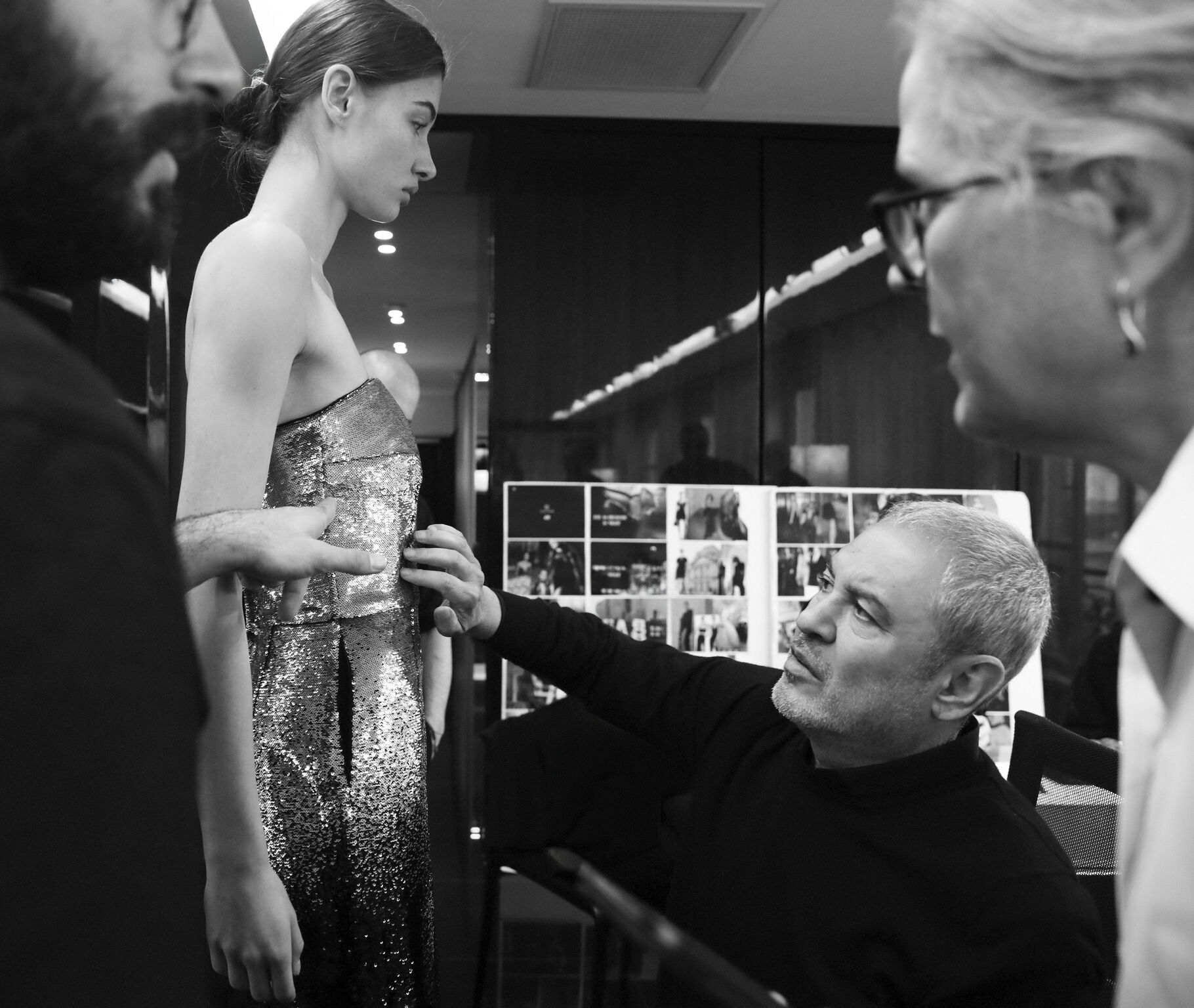ELIE SAAB H&M designer collaboration announcement photograph 2