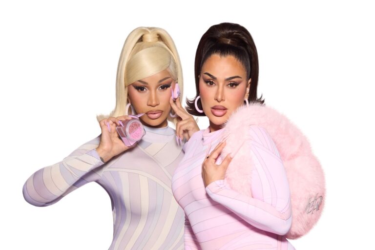 Huda Beauty and Cardi B Ultra Snatched campaign image