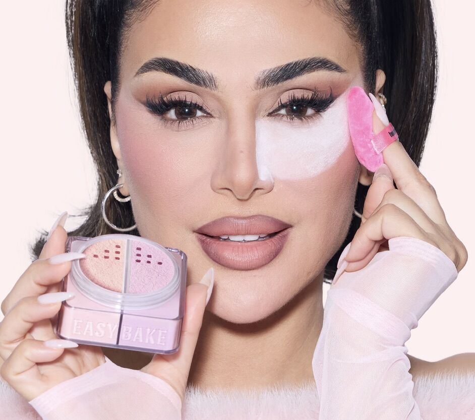 Huda Beauty Easy Bake Ultra Snatched launch photograph