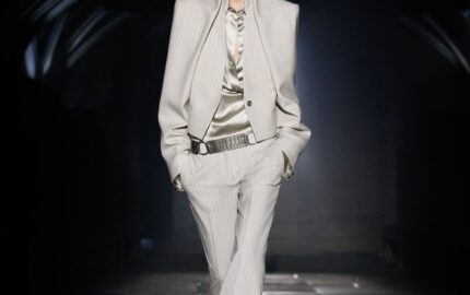 Alexander McQueen Spring/Summer 2027 runway look in London