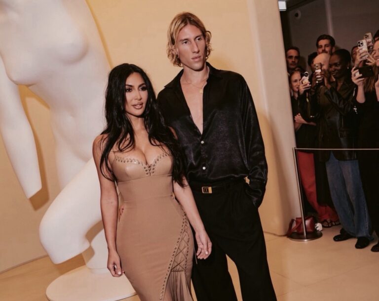 Kim Kardashian Wears Custom Ludovic de Saint Sernin for SKIMS’ London Celebration
