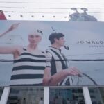 Jo Malone London’s large campaign display outside its Seoul fragrance pop-up