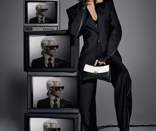 Paris Hilton in the Karl Lagerfeld Fall/Winter 2026 campaign