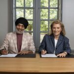 Signing of the Kering and Reliance Brands partnership for the Generation Award in India