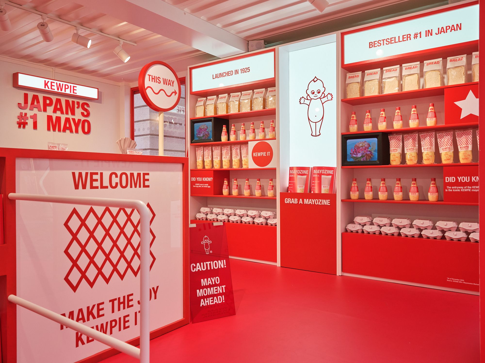Kewpie Konbini activation in Covent Garden, image five
