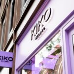 KIKO Milano SoHo storefront decorated for its opening