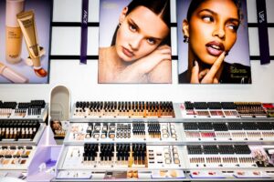 KIKO Milano makeup display inside the SoHo boutique