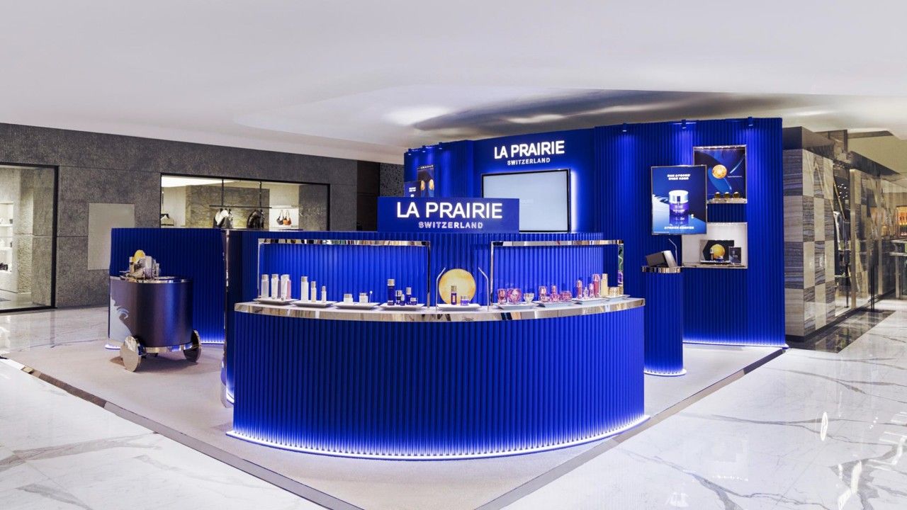 La Prairie's service-led beauty outpost at Beijing SKP, second view