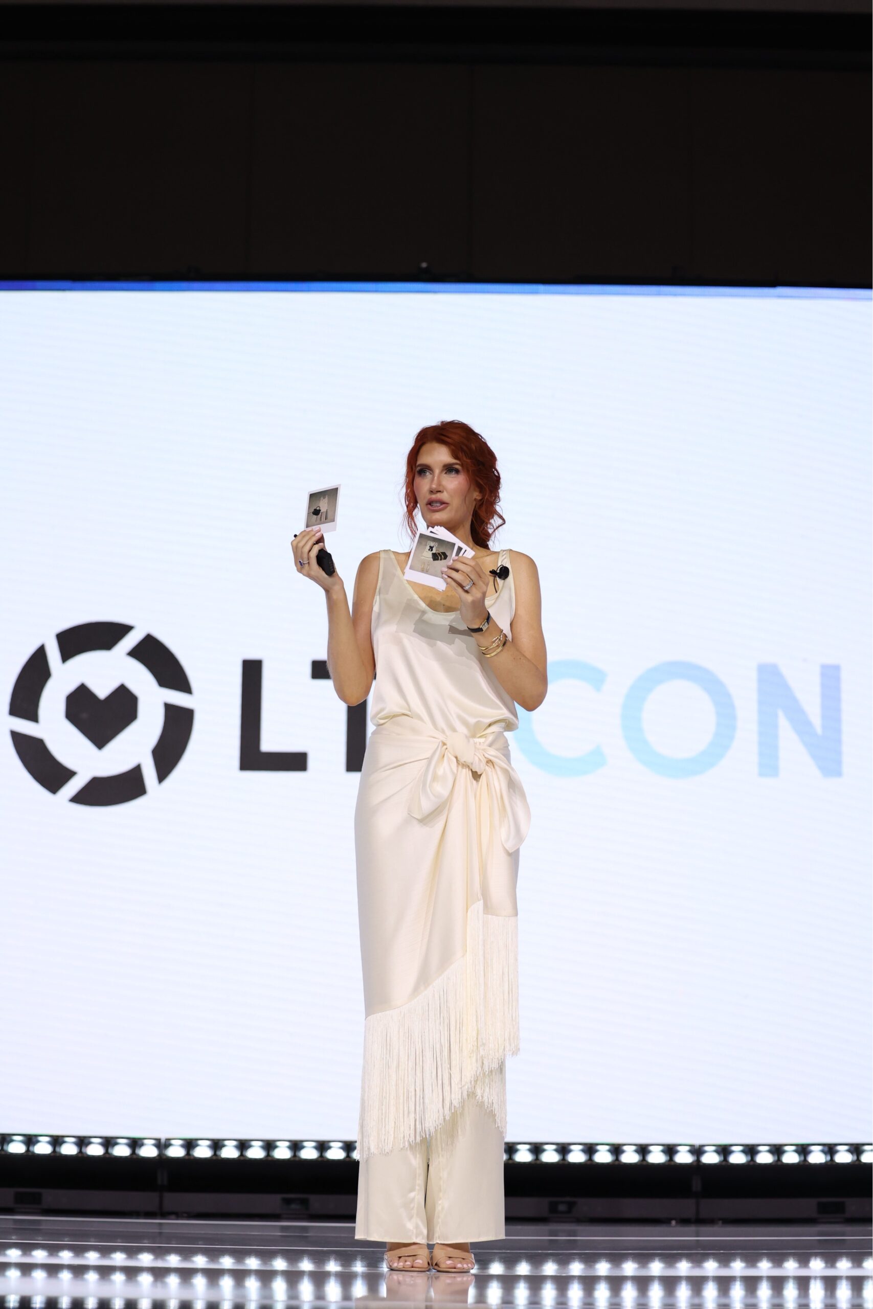 Speaker presenting on the LTKCon stage