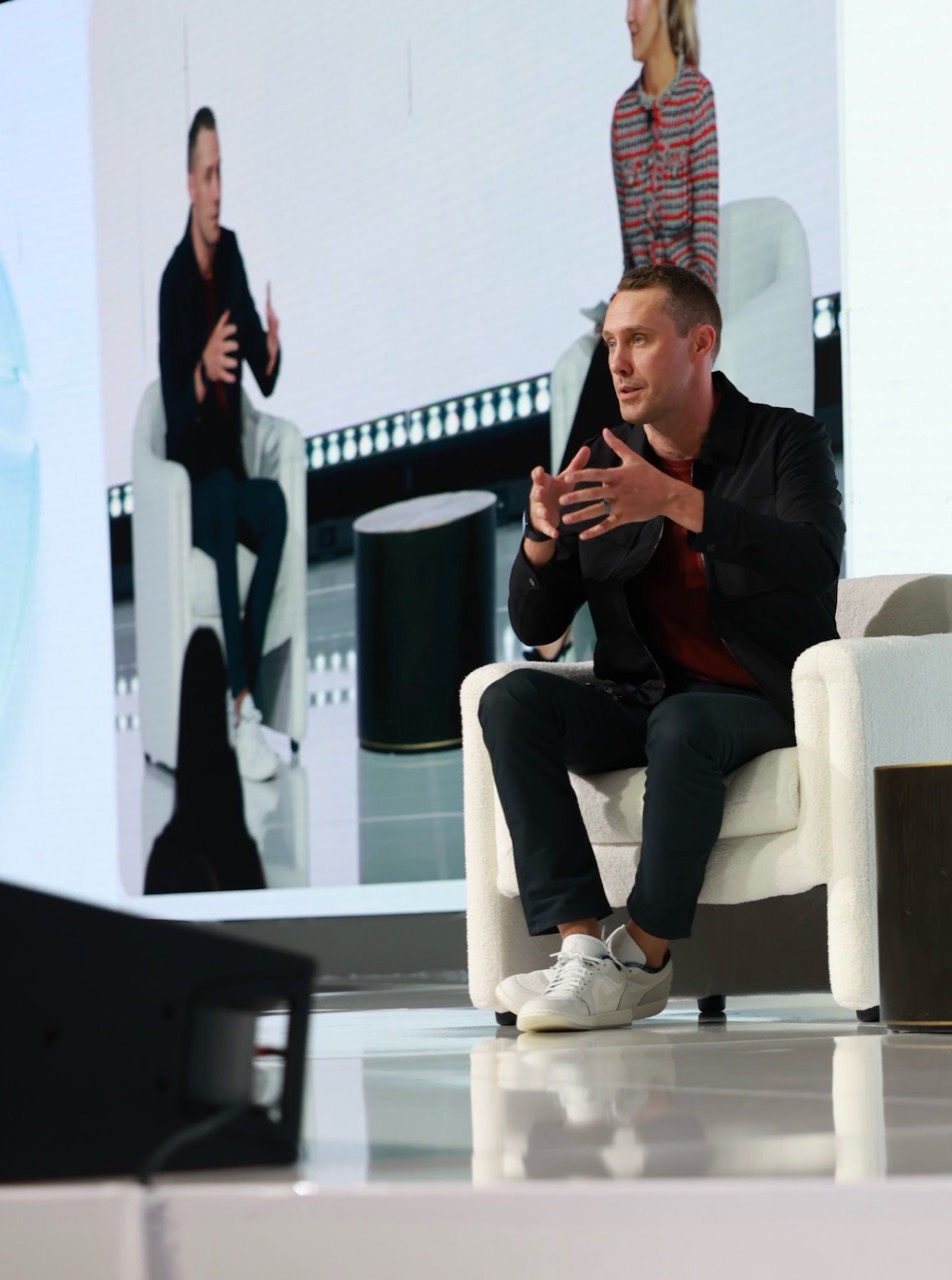 Speaker taking part in an LTKCon stage discussion