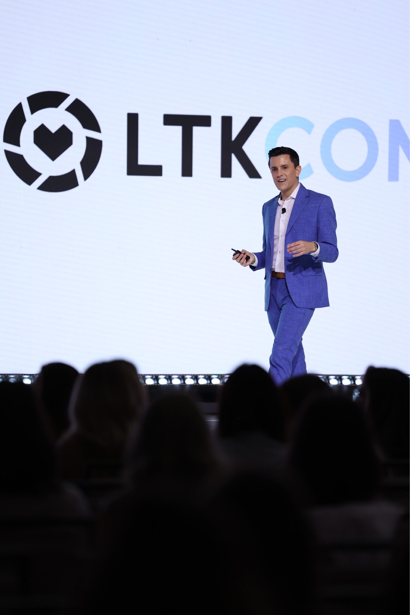 Presenter on stage at LTKCon 2026