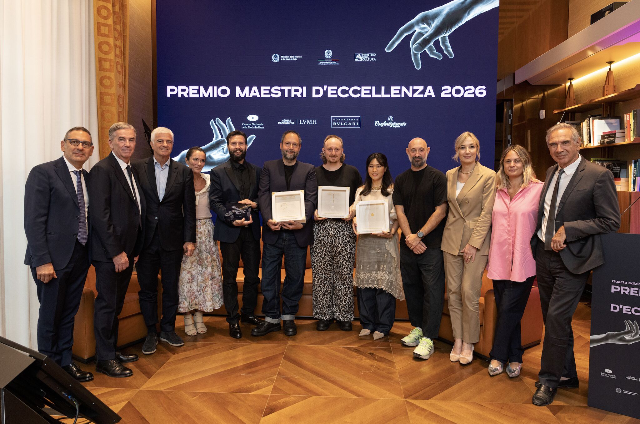 LVMH — LVMH Names Italy’s 2026 Maestri d’Eccellenza Winners at Bvlgari Hotel Rome. Featured image.