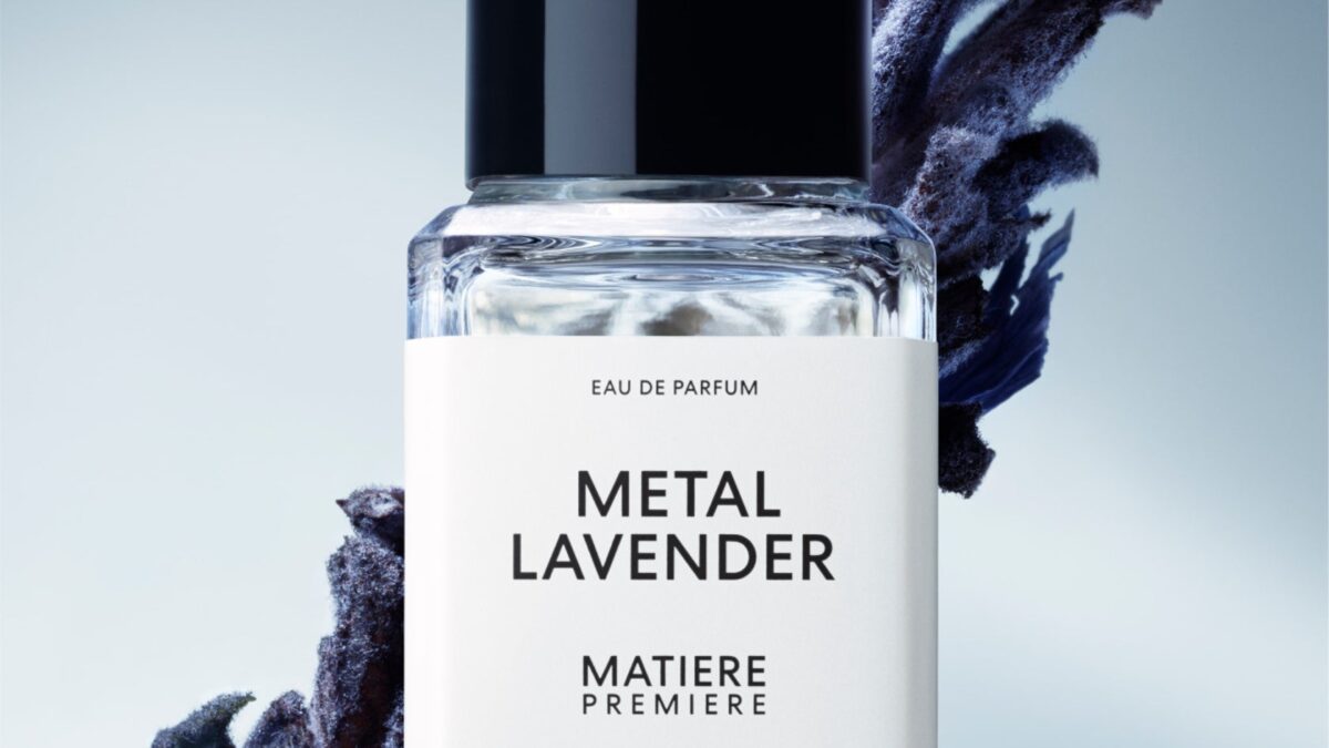 MATIERE PREMIERE Metal Lavender 2026 campaign image; not the Saks counter